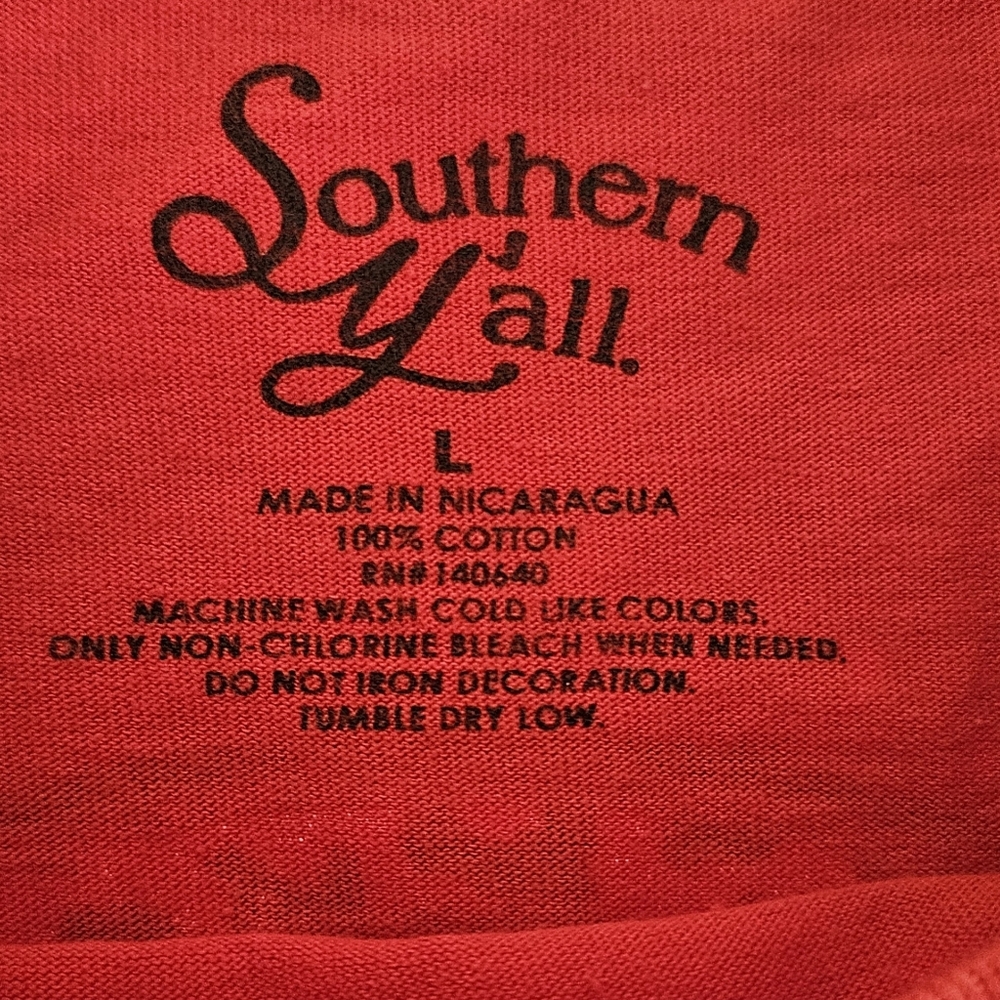 Set Of 2- Southern Girl Christmas T-Shirts Large - Picture 6 of 12